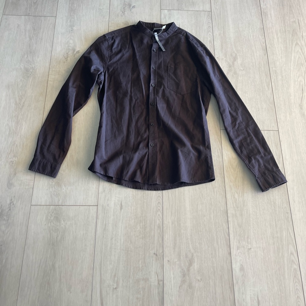 ASOS Chocolate Brown Button-Up Shirt